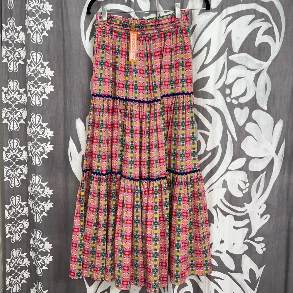 NWT Brooks Avenue Moroccan Maxi Skirt - Picture 2 of 7